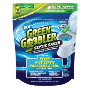 Green Gobbler Septic Saver 6 Month Supply